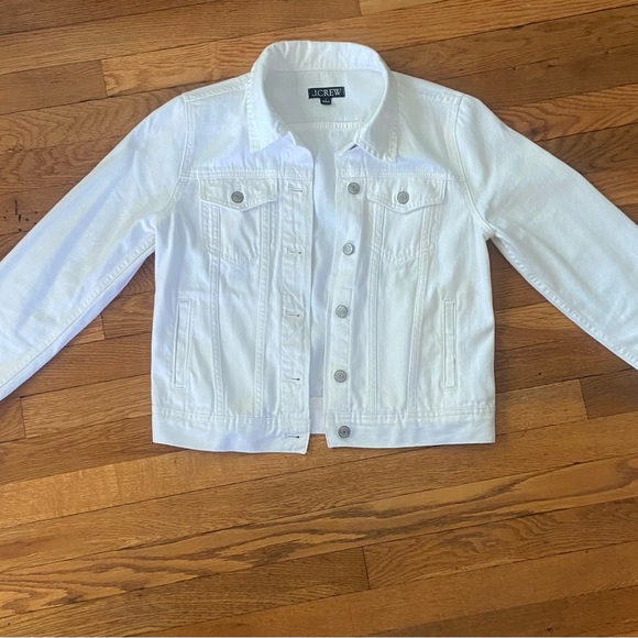 J. Crew White Jean Jacket - Picture 3 of 5
